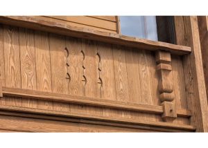 Balkon gesandstrahlt